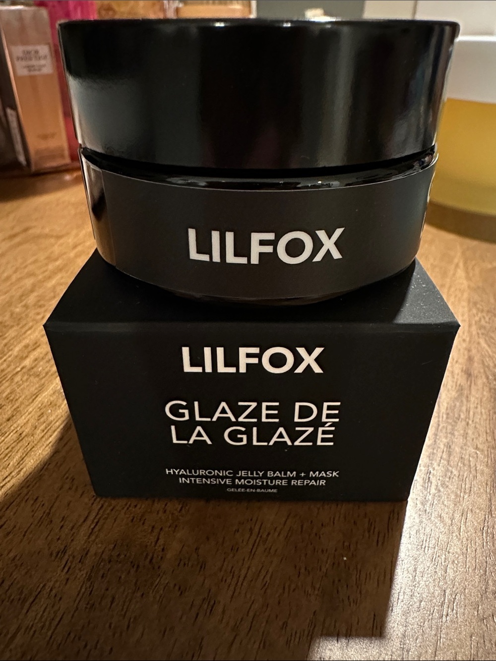 BNIB LILFOX Glaze de la Glaze 1.7oz hyaluronic jelly balm + mask
